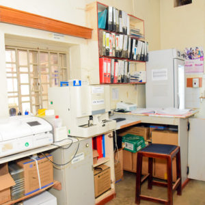 Hospital Laboratory with High Tech Equipment